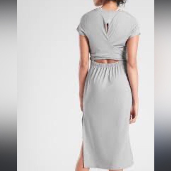 Athleta Essence Keyhole Midi Dress - Picture 3 of 16